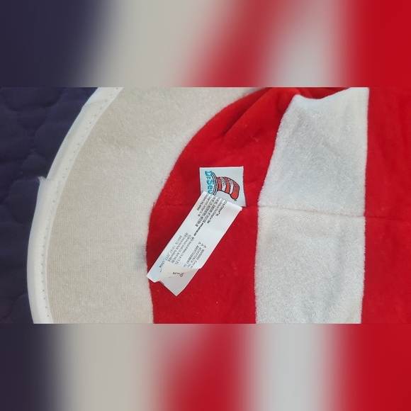 Dr. Seuss Red and White Striped Party Hat - Picture 3 of 3